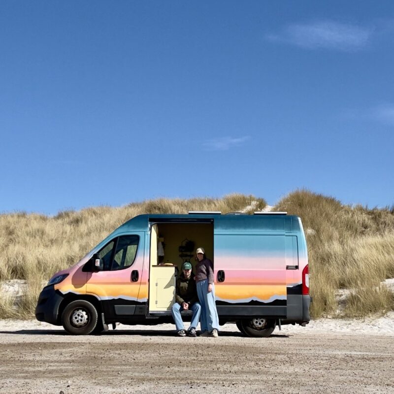 Copenhagen campervans på roadtrip i Skåne, Sverige