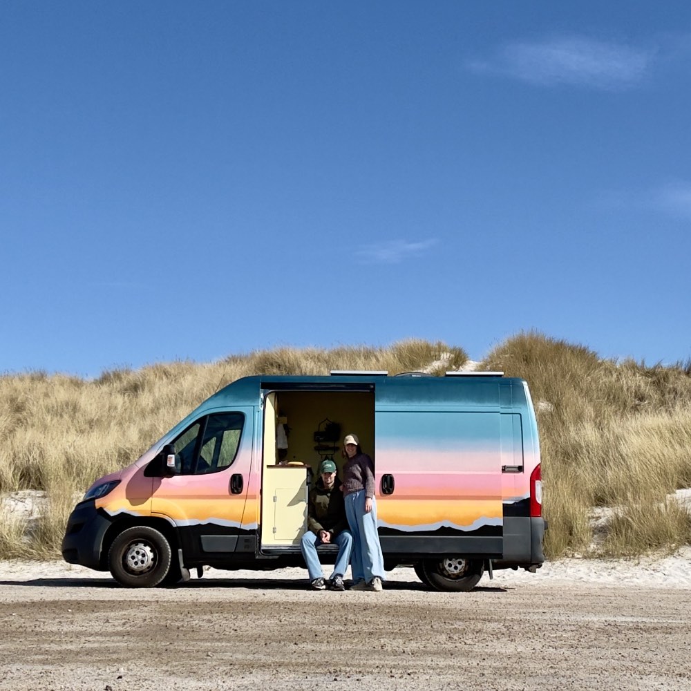 Copenhagen campervans på roadtrip i Skåne, Sverige