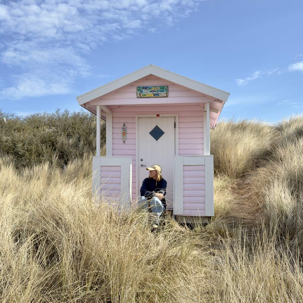 Falsterbo flotte strandhuse på roadtrip tur med Copenhagen Campervans