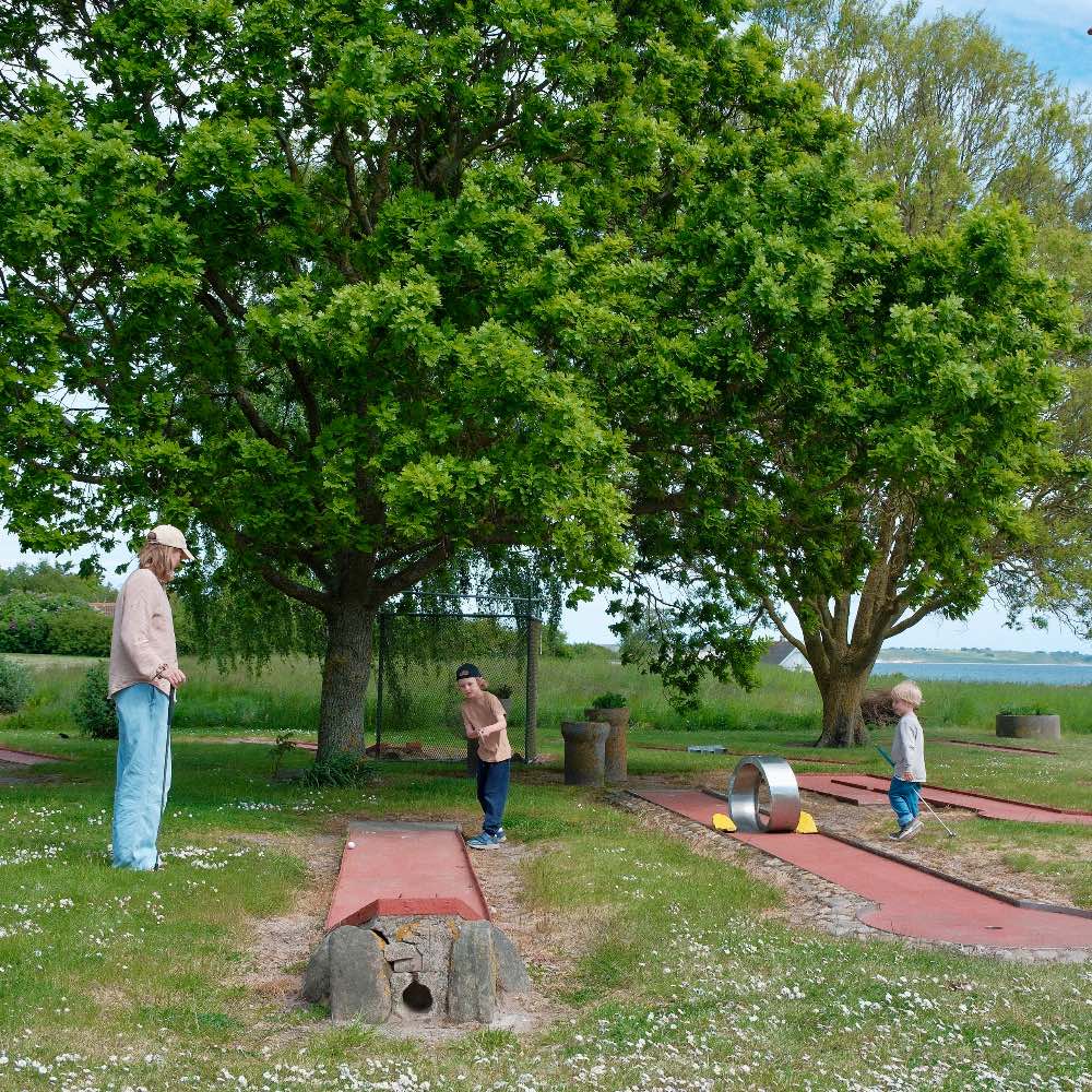 Minigolf på Tunø