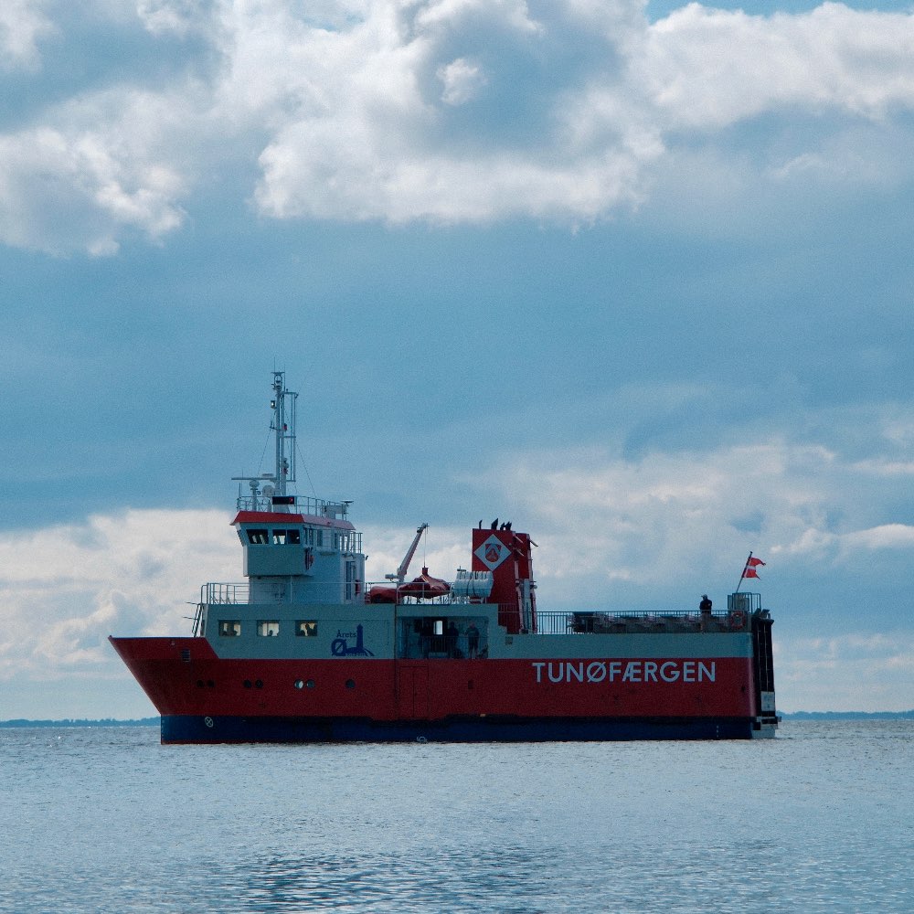 Tunø færgen - sejler fra Hou