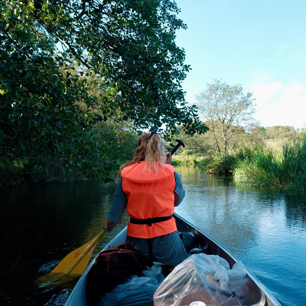 Kanotur på Gudenåen