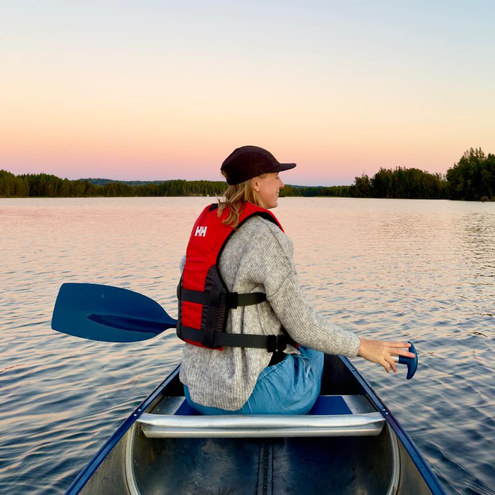 kanotur ved ramoa i småland